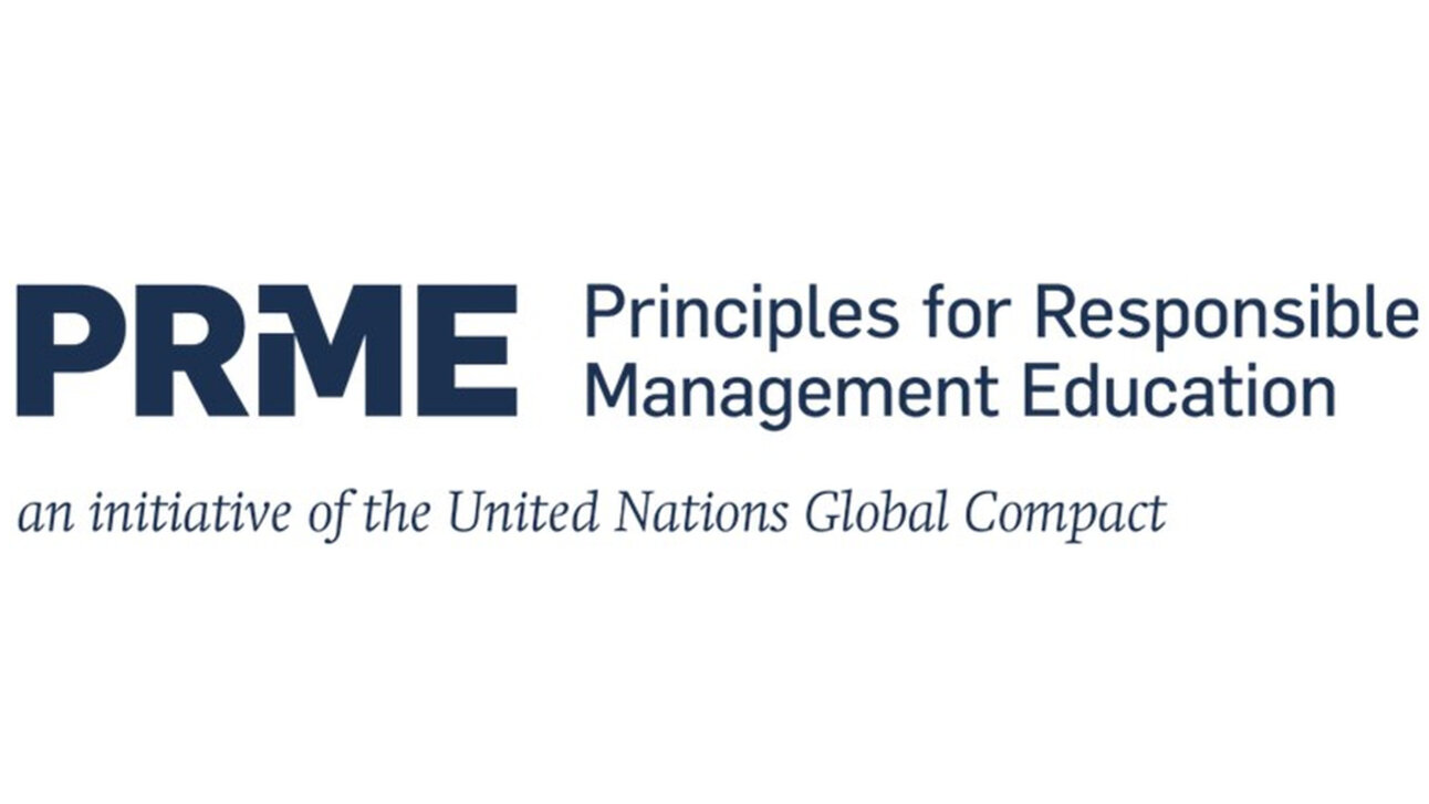 Infografik: Das Bild zeigt das Logo von PRME, Principles for Responsible Management Education, einer Initiative des United Nations Global Compact.